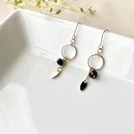 スワロフスキー付き小ぶりピアス/イヤリング