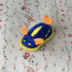 小さなウミウシさん フェルトマスコット(アオウミウシ) 2