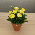 薔薇の花鉢   ミニチュア