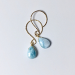 14kgf  12mmラリマー  フックピアス
