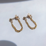 14kgf  チェーンフープピアス
