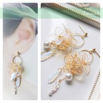 朝露のアナベルの耳飾り