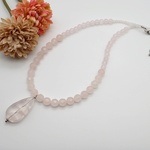 ❤SALE❤*NN41**天然石ローズクォーツ☆ネックレス