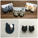 【オーダーメイド】うちねこイヤリング（ピアス）※単色さん割引きアリ
