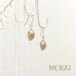 ＊リーフとパールのピアス＊イヤリング