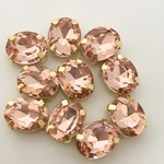《12コ入り》A級・8×10mm  ピーチ オーバル 