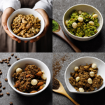 【砂糖・小麦粉不使用】抹茶(2袋)とほうじ茶とメープルナッツと珈琲の5袋セット