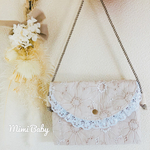 ＊pink beige＊王道カラーのベビー&キッズ用ポシェット♡