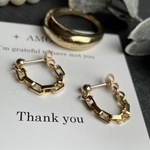 simple chain ピアス          ゆらゆら揺れる