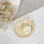 クリーム色の薔薇のミニチュアケーキ◡̈