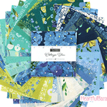 USAコットン moda charmpack 42枚セット Cottage Bleu 生地 布 花柄