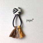 2019 桜咲くおめかしタッセルヘアゴム