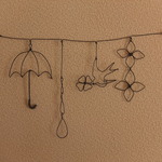 ワイヤーで作ったガーランド☆【Y様リクエスト商品】