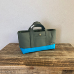 sale【送料込】帆布でほっこりミニトート横長 no.386