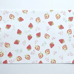 オリジナル デザインペーパー fresh strawberry ピンク A4 10枚