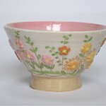 茶碗 春の花