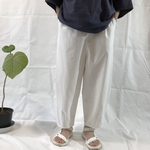綿素材 コクーンパンツ　白