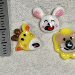 どうぶつ　3Dパーツ　3つセット　再販1