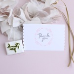  Thank you 消しゴムはんこ