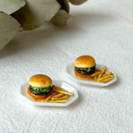 ミニチュア　チーズバーガーセット