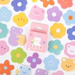 【フレークシール】 flower bear 46枚