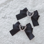 mini ＊ center heart hair clip