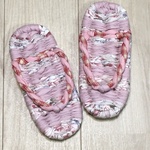 *送料無料*24cm*布ぞうり*ピンク系*A *【訳あり品】