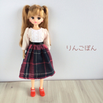 ひざかけのようなのワンピース