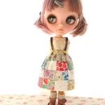 ブライス服【パッチワークスカート２】ブライスアウトフィット　ブライスOF   blythe