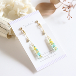 flowerミニロングステックピアス/イヤリング