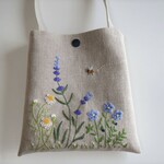 刺繍のレターラック（ハーブガーデン）