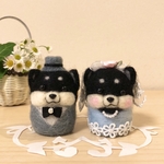 柴犬だるま(黒柴)のウエディング💍