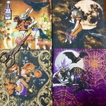 (再販×2)ハロウィンアリスのデザインペーパーB＊紙モノ＊コラージュ素材＊コラージュペーパー