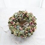 初夏の風香る・ブルーの紫陽花リース
