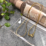 snake necklace　GOLD（40cm）金属アレルギー対応
