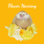 【予約者さま専用】Flower Hariring Yellow