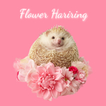 【予約者さま専用】Flower Hariring Pink