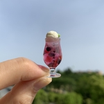 果実たっぷりベリーソーダフロート🫐🍓
