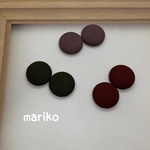 和くるみボタンイヤリング  or ピアス