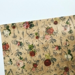 オリジナル　デザインペーパー　antique flower2 A4 10枚