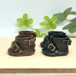 革細工  丸エンジニアブーツ　ぬい用　一足　miniature.