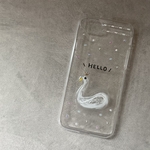 【再販×22】白鳥（スワン）のiPhoneケース(iPhone全機種.Xperia.galaxy)