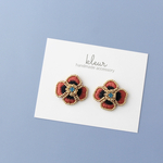 ビーズ刺繍　Flower《金具選択》 no.2