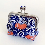 リバティ　がま口ミニポーチ