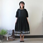 【mina262626様専用】Wガーゼスカラップ刺繍ワンピースセット