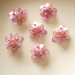 Hydrangea  Violet × Pink　ピアス／イヤリング