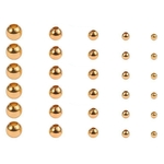 メタルビーズ ゴールド10個セット メタルビーズ アクセサリーパーツ 材料 丸玉 金 素材