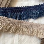 【50㎝〜】RCP-00772N  フリンジ　フリンジレース　ブレード　レース　レースリボン　デニム風　デニムブレード　lace ribbon handmade madeinJapan