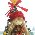 ストラップ付ドール（RED）