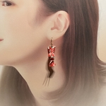 【141】ミニいちごキャンディー♡ピアス/イヤリング　No.38